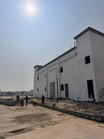 تقدم تنفيذ مشروع مسجد و٢ فيلا بنظام تسليم مفتاح في حي العروبة